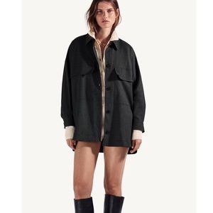 ZARA Pocket Overshirt MEDIUM